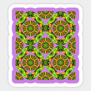 Beautiful Canna Flower Pattern. Sticker